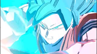 the blazing battle to surpass goku ultra ssgss kaioken goku boss fight [upl. by Dadirac]