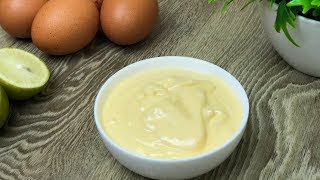 ঘরে তৈরি বেসিক মেয়োনেজ  Homemade basic mayonnaise  Easy mayonnaise recipe  Mayo recipe Bangla [upl. by Pich]