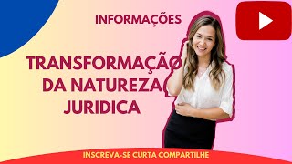 Transformação da natureza jurídica de SLU para Empresário individual informações [upl. by Deckert]