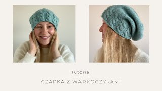 TUTORIAL  jak zrobić czapkę z warkoczykami cz1 [upl. by Cowie987]