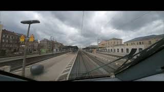 ICE Führerstandsmitfahrt von Nürnberg Hbf nach Leipzig Hbf  Ungekürzt [upl. by Adabel436]