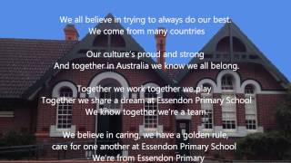 Essendon Primary School  Together were a team  School Song [upl. by Ydok587]