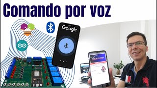 Controle seu ESP32 com Bluetooth crie um Aplicativo no AppInventor e use a voz para comando [upl. by Dnesnwot]