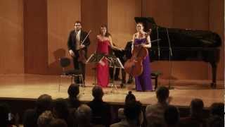 Trio Gaspard  J Haydn Klaviertrio CDur  Piano Trio in C major Hob XV27 [upl. by Lothair]