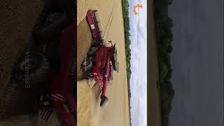 Harvester  Video Short Review Case IH AxialFlow 9240 machine working on the farm agriculture [upl. by Ailisec]