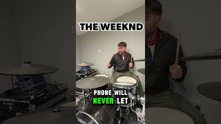 Blinding Lights by The Weeknd but its a pop punk hit part 3 drums drumreaction drummer shorts [upl. by Oetam]