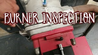 NUWAY MGN 860  BURNER INSPECTION [upl. by Winwaloe]