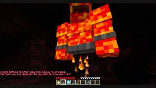 Minecraft Epic Mod The Aether Part 5 Big scary fire boss broke my world [upl. by Gilboa]