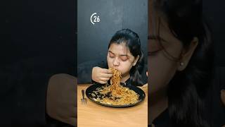 Spicy Chow Mein With Manchurian Eating In 1 Minute Challenge  Unlimited Chow Mein Eating shorts [upl. by Cathrin]