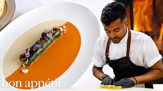 A Day at Chicago’s Only Michelin Star Indian Restaurant  On The Line  Bon Appétit [upl. by Ailbert]