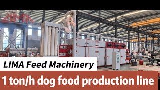 How to make pet food pellets using Limas oneton pet making machinepet feedmachinery factory [upl. by Bradford]