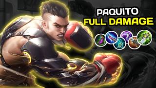 PAQUITO GAMEPLAY  BUILD FULL DAMAGE AUTO MEMBANTAI LAWAN SAMPE COKLAT [upl. by Emerson]