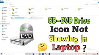 How To Solve CDDVD Drive Icon Not Showing😱  Technical vansh [upl. by Lawler658]