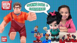 RALPH BREAKS THE INTERNET TOYS  Talking Vanellope Doll and Power Pac Series 2 by Bandai [upl. by Einttirb31]