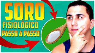 Como fazer SORO FISIOLÓGICO Caseiro para LAVAGEM NASAL [upl. by Turino]