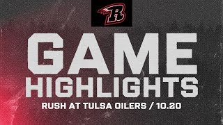 Rapid City Rush Highlights 1020 at Tulsa [upl. by Hourihan]