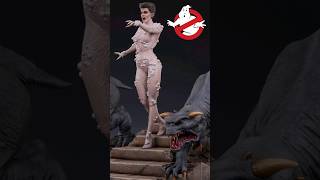 Gozer amp Terror Dog Premium Statue Preorder firstlook ghostbusters statue collectible shorts [upl. by Enialehs]