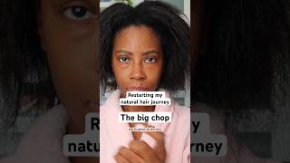 Starting Over My Natural 4C Hair Journey  The Big Chop bigchop 4chair [upl. by Ellenaej]