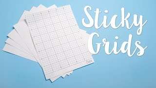 How to Use Sticky Grid Sheets  Sizzix [upl. by Jaclin]