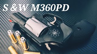 【モデルガン】タナカ SampW M360PD 発火レビュー 警察の拳銃の元となったモデル [upl. by Alyks]