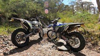 TOMS NEW 2025 SHERCO SE300 🔥ENDURO RIDE WITH DIRT BIKE FAILS 😂 [upl. by Reggie176]