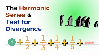 Math 110B 112B Harmonic series amp Test for Divergence nth term Test [upl. by Amaryl]