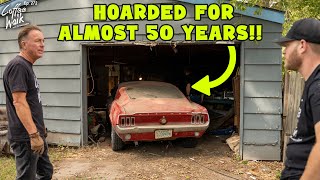 RESCUED Hoarded 1967 Candy Apple Red Mustang Fastback [upl. by Roberto546]