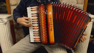 BELTSTUIVC72EO  Electric Orange Beltuna Studio IV Piano Accordion LMMM 34 72 5999 [upl. by Nimzaj]