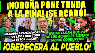 JUEVES NOROÑA PONE TUNDA A LA PIÑA ¡SE LES ACABÓ EL TIEMPO PRIAN LE LLORA A CLAUDIA CAMPECHANEANDO [upl. by Burdelle61]