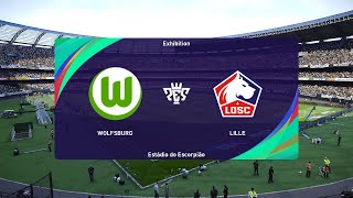 VfL Wolfsburg vs Lille 24072024 Club Friendlies PES 2021 [upl. by Swainson569]