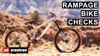 5 Custom Freeride Bike Checks Red Bull Rampage 2022 [upl. by Uhn]