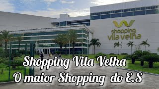 Shopping Vila Velhao maior shopping do ES [upl. by Drahsar]