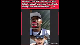 Jerry Jones amp Jamie Foxx watching 🍆 [upl. by Annorah]