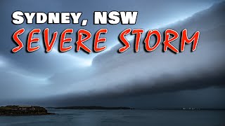 Sydney Australia impacted by Severe Storm  17 November 2024 [upl. by Innep]