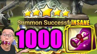 MASSIVE 1000 LD SCROLL SUMMON SESSION IN SUMMONERS WAR 2024 Multiple 5 Guaranteed [upl. by Coats]