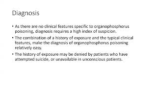 Organophosphorus Poisoning [upl. by Malachy]