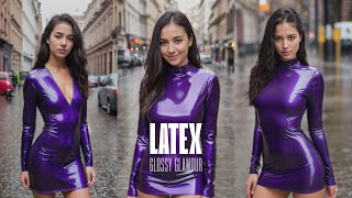 Purple latex dress [upl. by Irek]