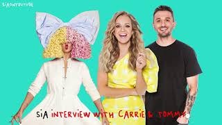 Sia Interview with Carrie amp Tommy 21052020 [upl. by Haziza982]