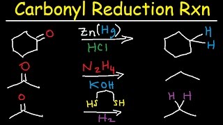 Clemmensen Reduction amp Wolff Kishner Mechanism [upl. by Florentia]