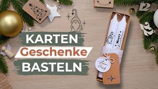 🎄✨ 7 Schnelle DIYIdeen für persönliche Weihnachtsgeschenke und Karten 🎁💌 – So einfach geht’s [upl. by Nyladam]