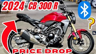 Finally 2024 New Honda CB300R Price Drop😱Review  New Update  Features  Sound😍Better Than Apache [upl. by Urban]