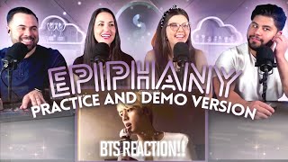 BTS quotEpiphany Practice amp Demoquot Reaction  A Jin all english song 😱  Couples React [upl. by Nonnaer]