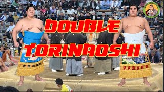 Ura vs Hiradoumi DOUBLE TORINAOSHI Kyushu Basho ‘24 [upl. by Davin]