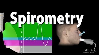 Spirometry Lung Volumes amp Capacities Restrictive amp Obstructive Diseases Animation [upl. by Fabriane]