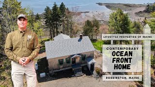 SOLD Contemporary Oceanfront Home  Maine Real Estate [upl. by Gilead]