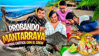 COMIDA EXOTICA CON EL CREW RETOJORJAIS  BOTANA DE MANTARRAYA🎣 [upl. by Schober]