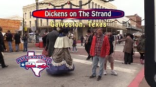 Dickens on The Strand Festival in Galveston Texas  RV Texas [upl. by Kizzee]