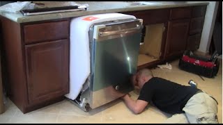 How to Install a Dishwasher Step by Step [upl. by Nyllewell]