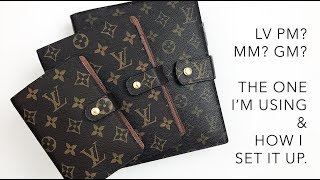 Louis Vuitton PM MM or GM Thoughts and Planner Setup [upl. by Annuahsal707]