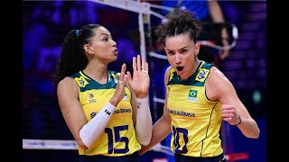 AMAZING GABI GABRIELA GUIMARAES All points in Brazil  Poland  Volleyball Nations League 2024 [upl. by Onin834]